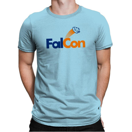 FalCon Exclusive - Mens Premium T-Shirts RIPT Apparel Small / Light Blue