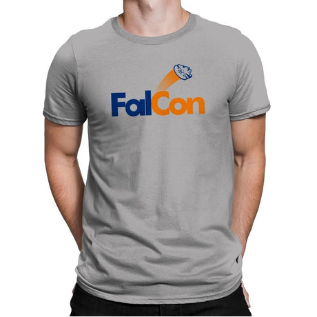FalCon Exclusive - Mens Premium T-Shirts RIPT Apparel Small / Light Grey
