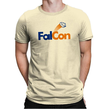 FalCon Exclusive - Mens Premium T-Shirts RIPT Apparel Small / Natural