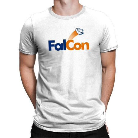 FalCon Exclusive - Mens Premium T-Shirts RIPT Apparel Small / White