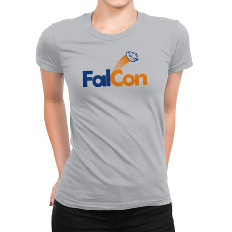 FalCon Exclusive - Womens Premium T-Shirts RIPT Apparel Small / Heather Grey