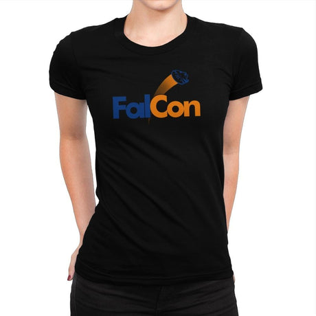 FalCon Exclusive - Womens Premium T-Shirts RIPT Apparel Small / Indigo