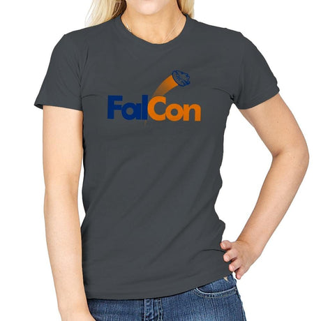 FalCon Exclusive - Womens T-Shirts RIPT Apparel Small / Charcoal