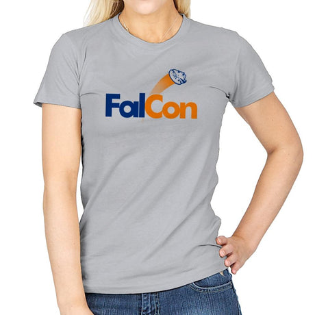 FalCon Exclusive - Womens T-Shirts RIPT Apparel Small / Sport Grey