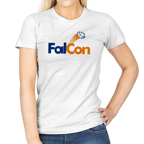 FalCon Exclusive - Womens T-Shirts RIPT Apparel Small / White