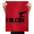 FALCON - Prints Posters RIPT Apparel 18x24 / Red