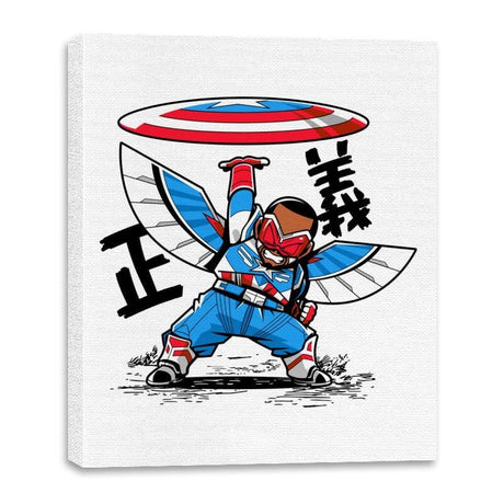 Falcon's Disc - Canvas Wraps Canvas Wraps RIPT Apparel 16x20 / White