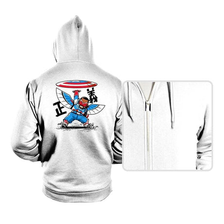 Falcon's Disc - Hoodies Hoodies RIPT Apparel Small / White