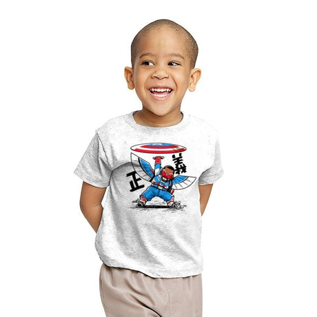 Falcon's Disc - Youth T-Shirts RIPT Apparel X-small / White