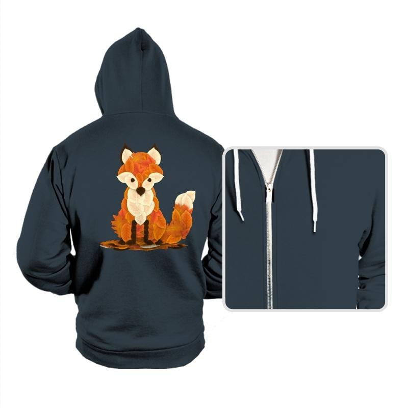 Fall Fox - Hoodies Hoodies RIPT Apparel Small / Dark Gray