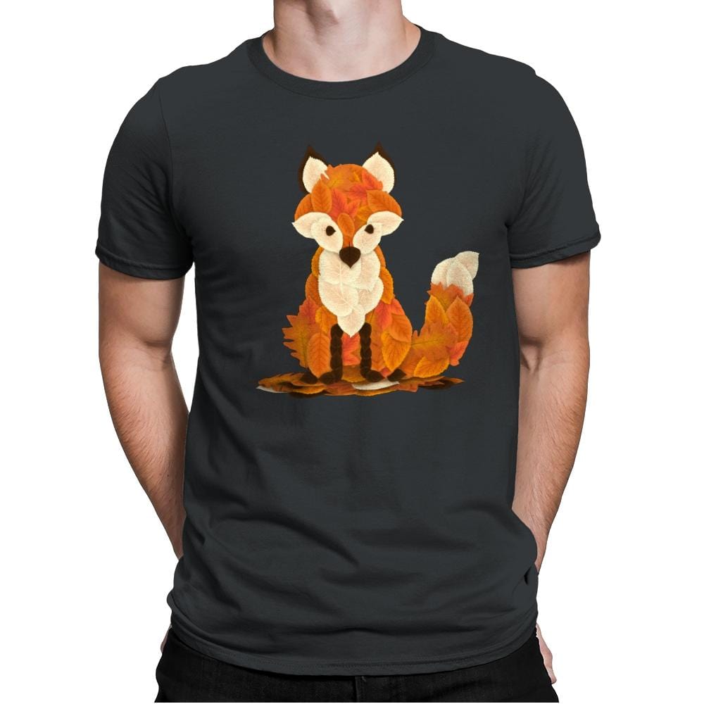 Fall Fox - Mens Premium T-Shirts RIPT Apparel Small / Heavy Metal