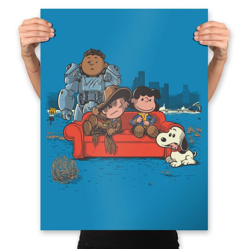 Fallnuts - Prints Posters RIPT Apparel 18x24 / Sapphire