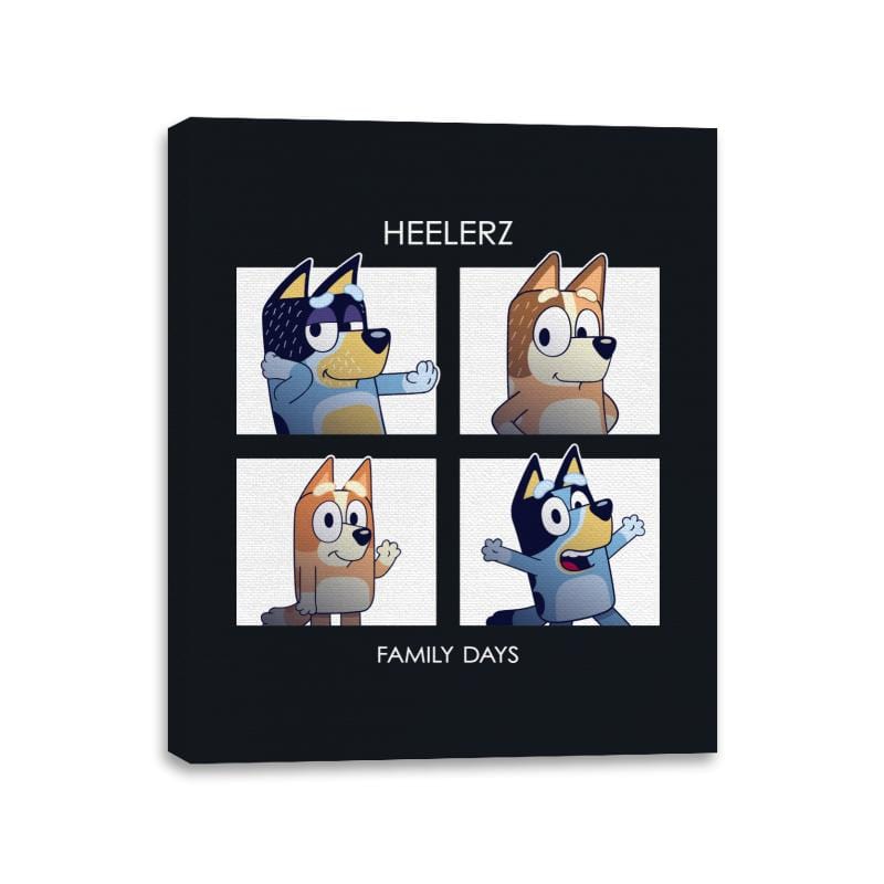 Family Days - Canvas Wraps Canvas Wraps RIPT Apparel 11x14 / Black