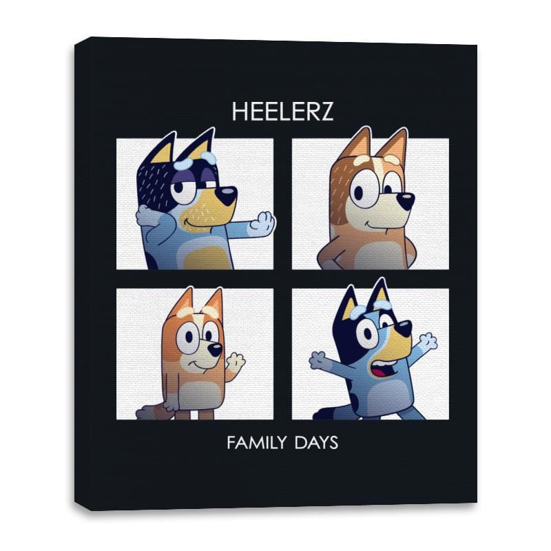 Family Days - Canvas Wraps Canvas Wraps RIPT Apparel 16x20 / Black