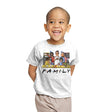 Family Friends - Youth T-Shirts RIPT Apparel X-small / White