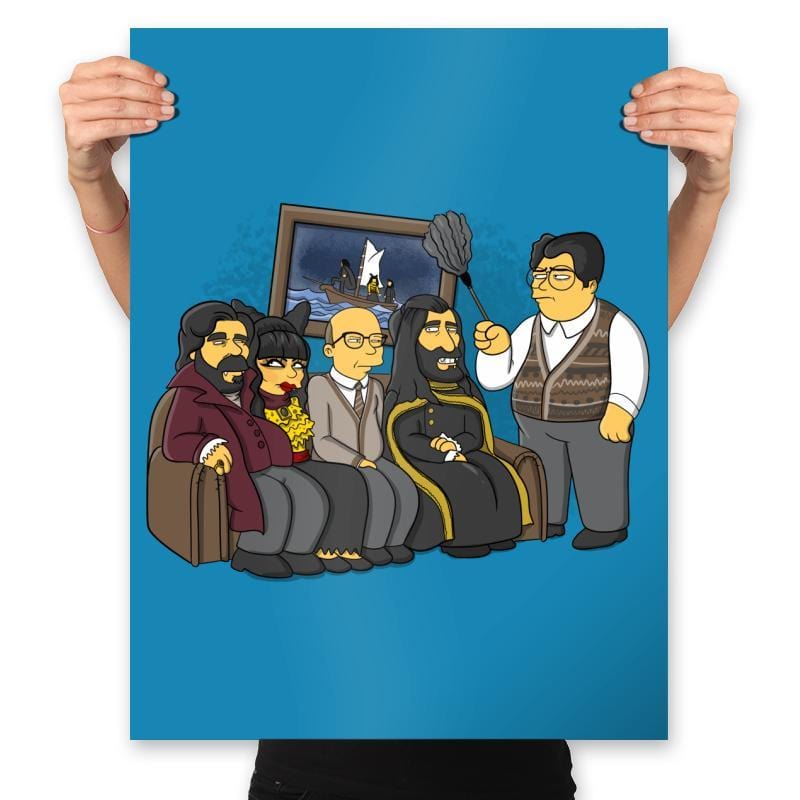 Family Photo but not you Guillermo - Prints Posters RIPT Apparel 18x24 / Sapphire