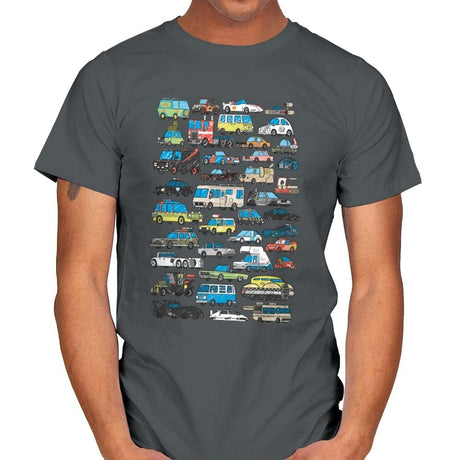 Famous Cars - Anytime - Mens T-Shirts RIPT Apparel Small / Charcoal