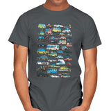 Famous Cars - Anytime - Mens T-Shirts RIPT Apparel Small / Charcoal