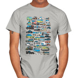 Famous Cars - Anytime - Mens T-Shirts RIPT Apparel Small / Ice Grey