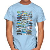 Famous Cars - Anytime - Mens T-Shirts RIPT Apparel Small / Light Blue