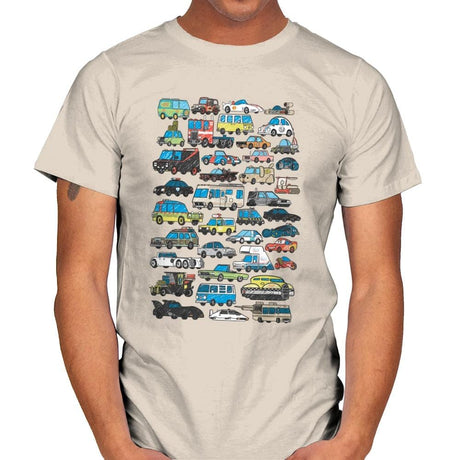 Famous Cars - Anytime - Mens T-Shirts RIPT Apparel Small / Natural