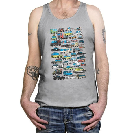 Famous Cars - Anytime - Tanktop Tanktop RIPT Apparel X-Small / Athletic Heather
