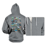 Famous Cars - Hoodies Hoodies RIPT Apparel