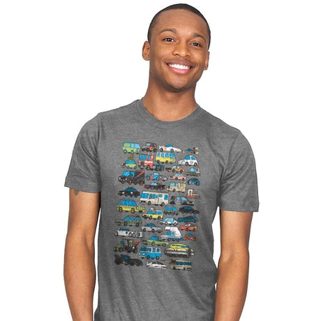 Famous Cars - Mens T-Shirts RIPT Apparel