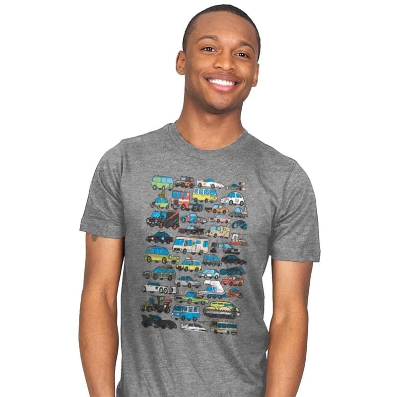 Famous Cars - Mens T-Shirts RIPT Apparel Small / Heather