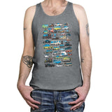 Famous Cars - Tanktop Tanktop RIPT Apparel