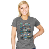 Famous Cars - Womens T-Shirts RIPT Apparel