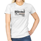 Fancy Bearded Hipster - Womens T-Shirts RIPT Apparel Small / White