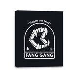 Fang Gang - Canvas Wraps Canvas Wraps RIPT Apparel 11x14 / Black