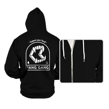 Fang Gang - Hoodies Hoodies RIPT Apparel Small / Black