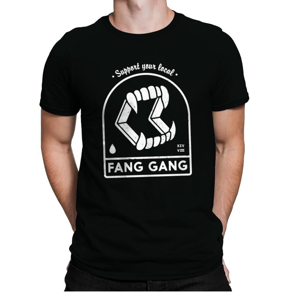 Fang Gang - Mens Premium T-Shirts RIPT Apparel Small / Black