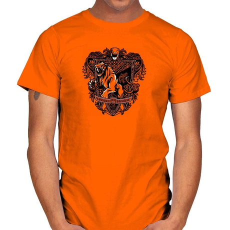Fangsabree - Zordwarts - Mens T-Shirts RIPT Apparel Small / Orange