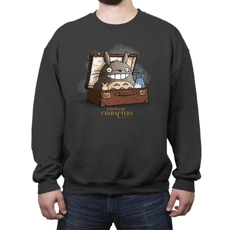 Fantastic Characters - Crew Neck Sweatshirt Crew Neck Sweatshirt RIPT Apparel Small / Charcoal