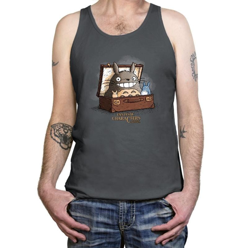 Fantastic Characters - Tanktop Tanktop RIPT Apparel X-Small / Asphalt