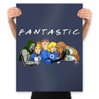 Fantastic Friends - Prints Posters RIPT Apparel 18x24 / Navy