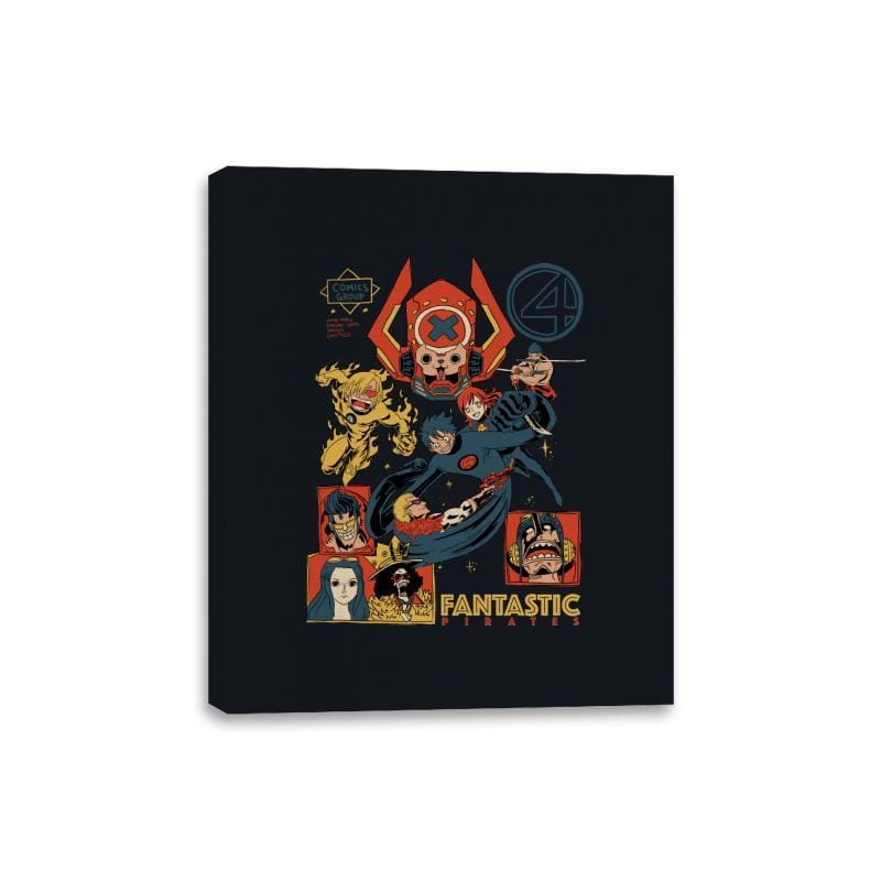 Fantastic pirates - Canvas Wraps Canvas Wraps RIPT Apparel 8x10 / Black