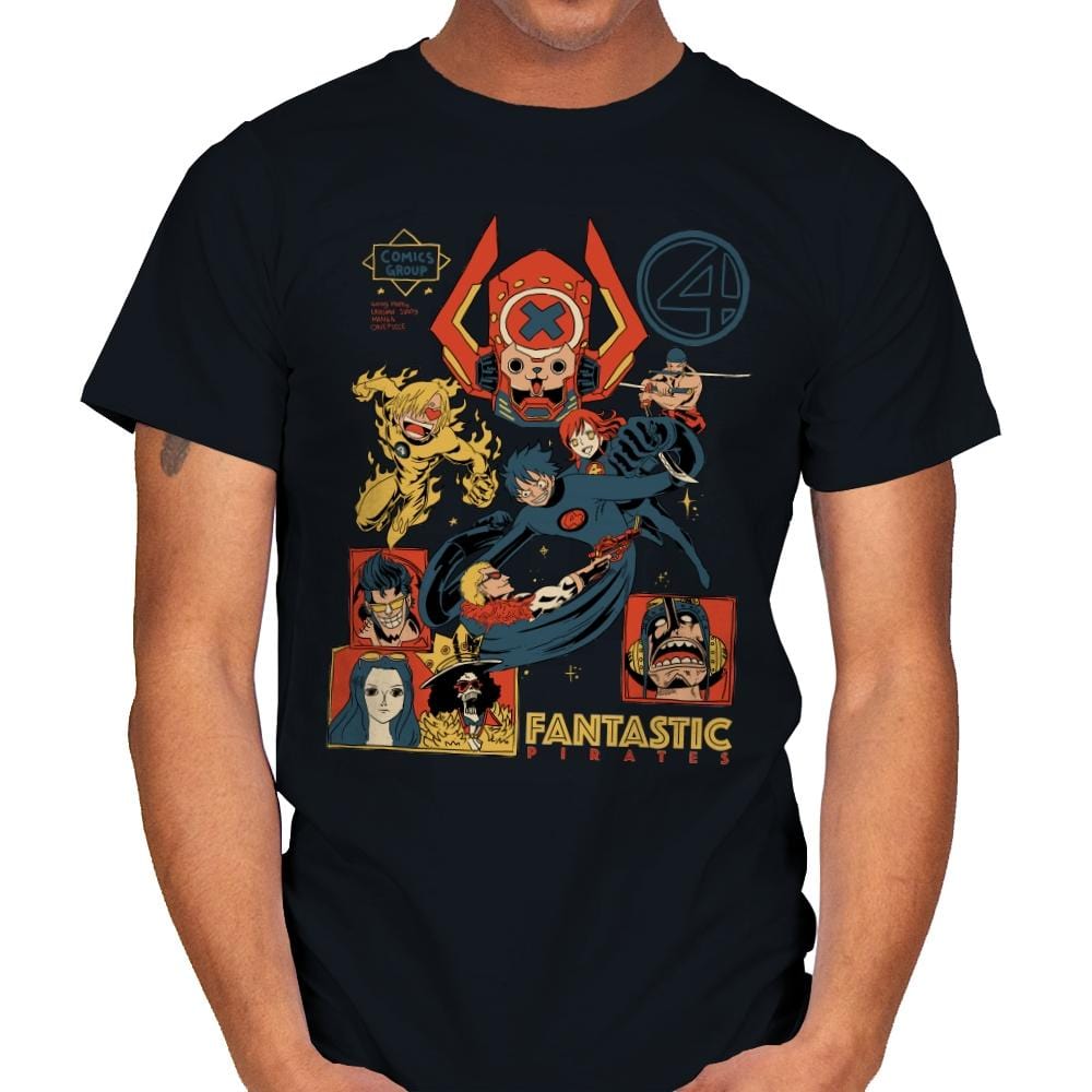 Fantastic pirates - Mens T-Shirts RIPT Apparel Small / Black
