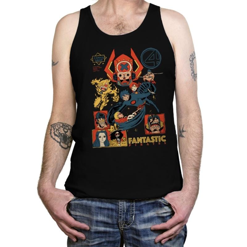 Fantastic pirates - Tanktop Tanktop RIPT Apparel X-Small / Black