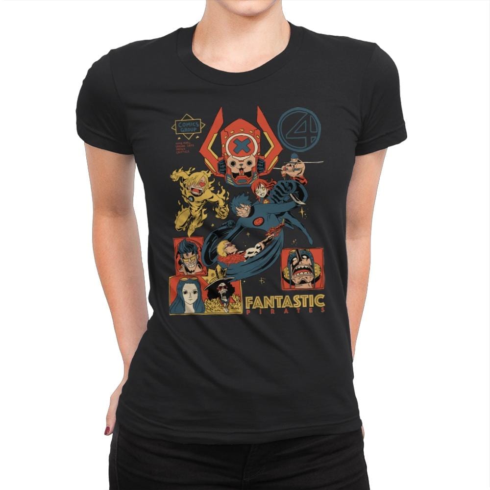 Fantastic pirates - Womens Premium T-Shirts RIPT Apparel Small / Black