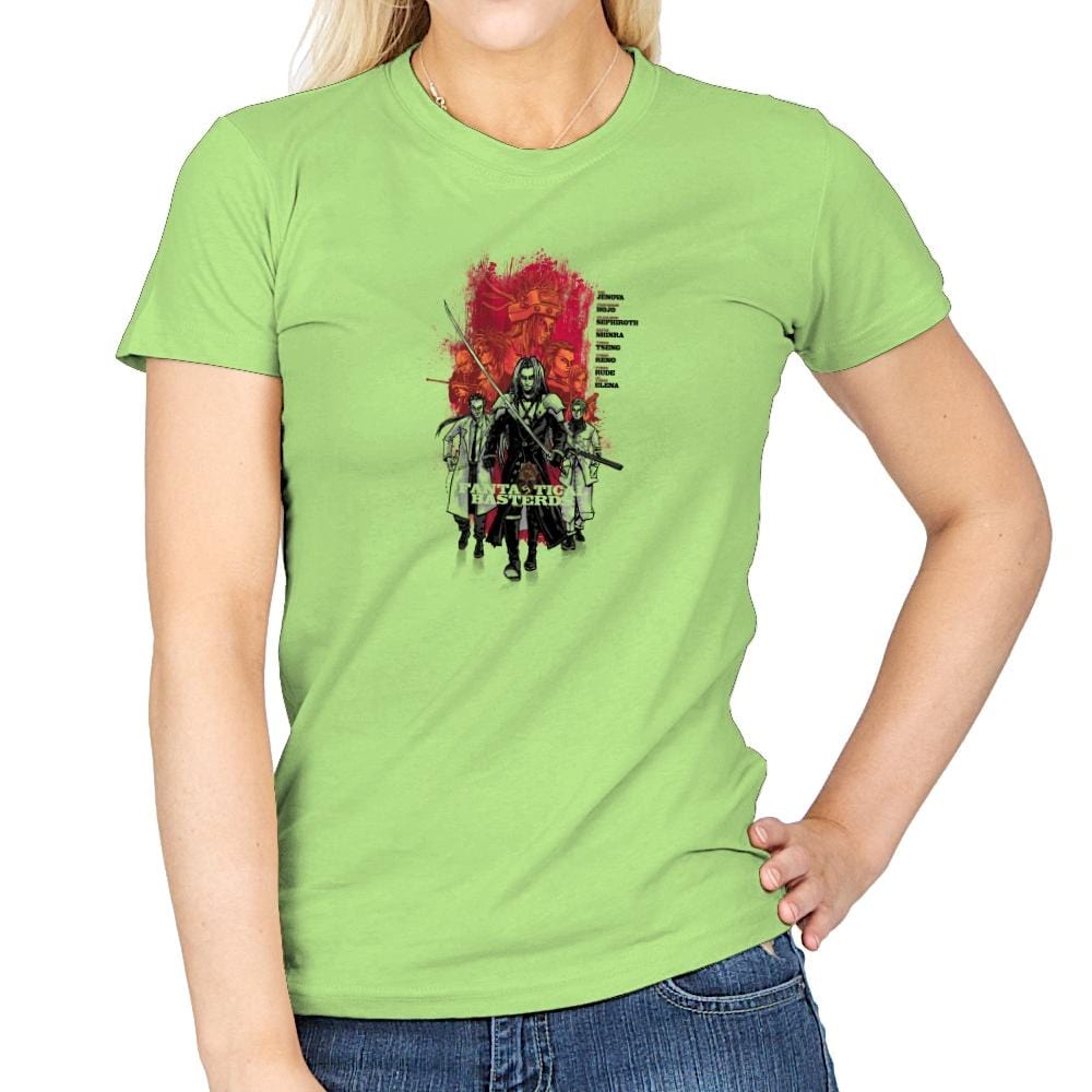 Fantastical Basterds Exclusive - Womens T-Shirts RIPT Apparel Small / Mint Green