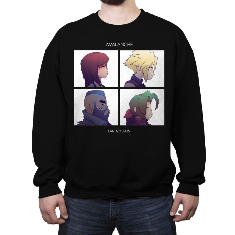Fantasy Days - Crew Neck Sweatshirt Crew Neck Sweatshirt RIPT Apparel