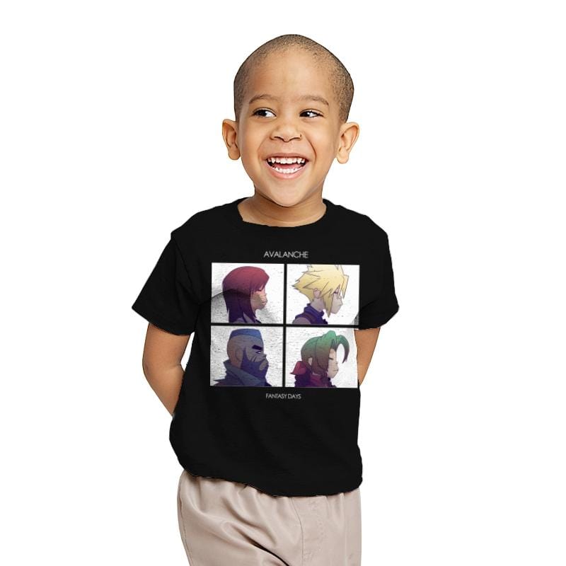 Fantasy Days - Youth T-Shirts RIPT Apparel X-small / Black