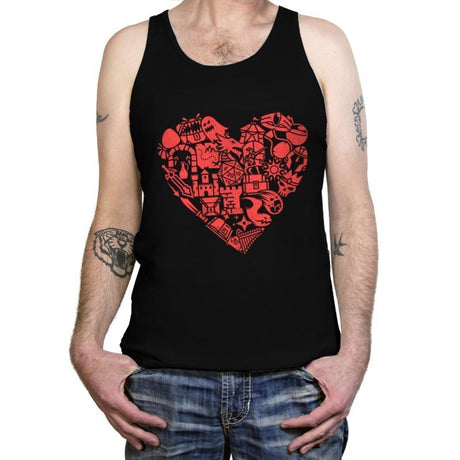 Fantasy Lover  - Tanktop Tanktop RIPT Apparel X-Small / Black