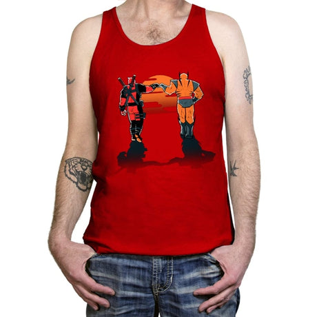 Farewell Fist Bump - Tanktop Tanktop RIPT Apparel X-Small / Red
