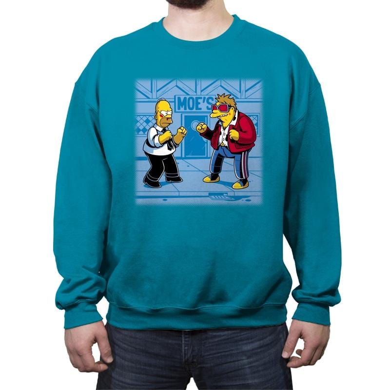 Fat Club - Crew Neck Sweatshirt Crew Neck Sweatshirt RIPT Apparel Small / Antique Sapphire