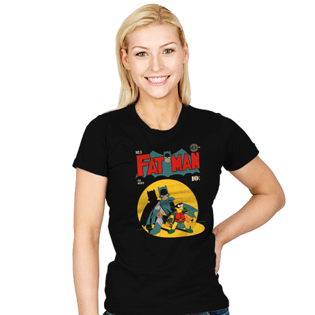 Fat Man - Womens T-Shirts RIPT Apparel